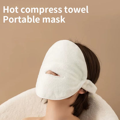 Reusable Hot Towel Mask Skin Management Face Mask Beauty Hot and Cold Steam Household Face Wash Towel Cosmetology Skincare Tools