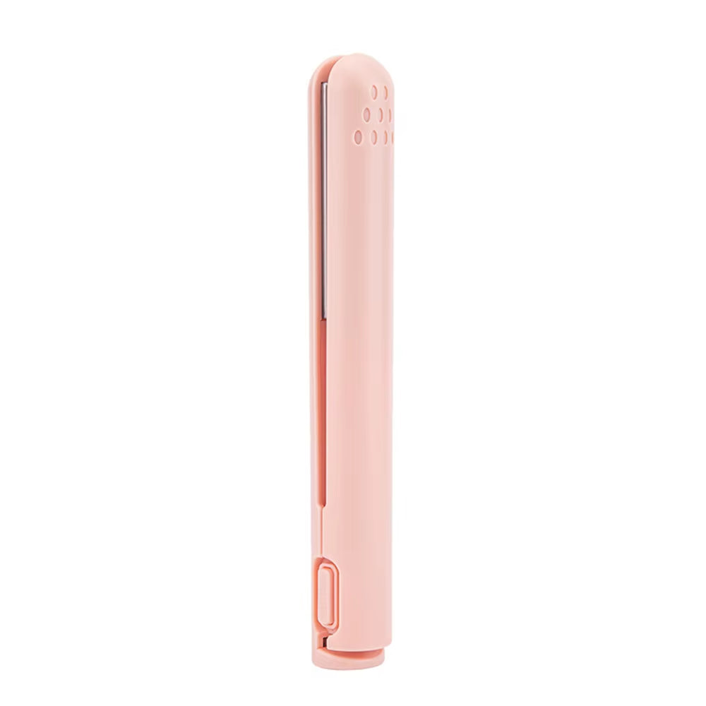 Mini Wireless USB Hair Straightener & Curler – Dual-Purpose Styling Comb for Home Use